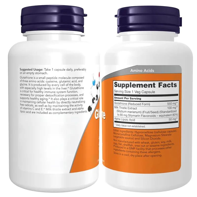 L-Glutathione Capsules Factory - OEM/ODM Liposome Whitening Supplement