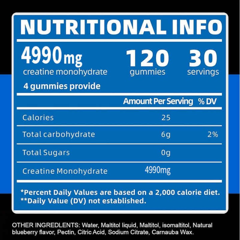 Pre-Workout Gummies Factory - Vegetarian Creatine Energy Supplement