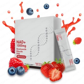 NAD Supplement Factory - OEM 1000mg Anti-Aging Energy Liquid Sticks