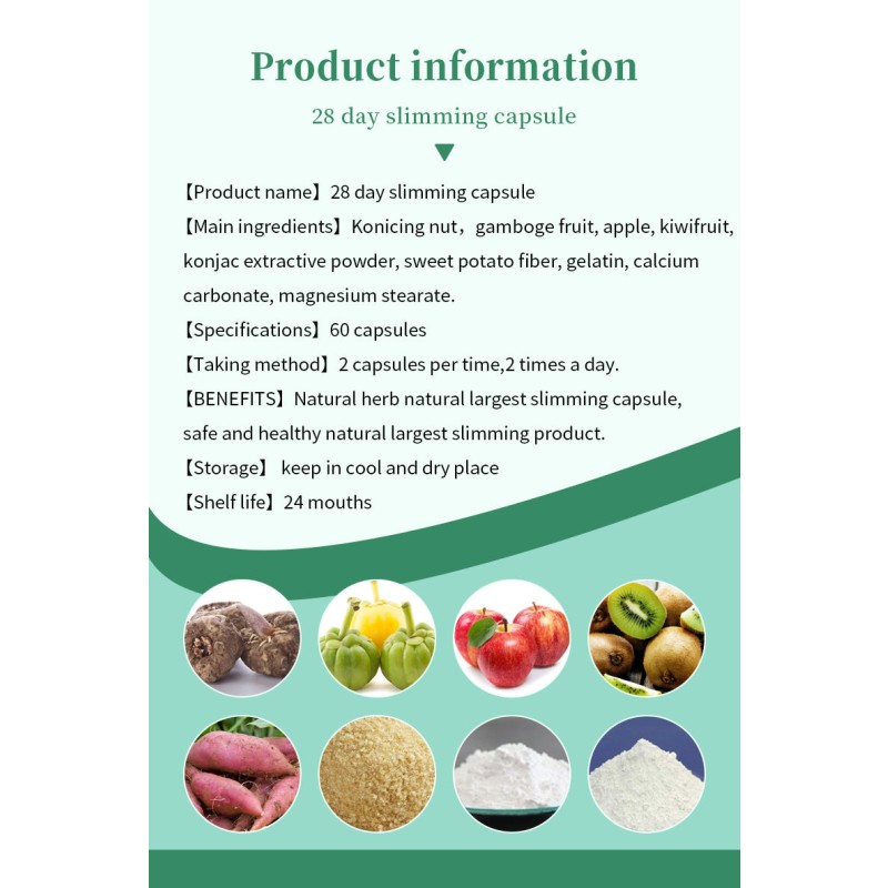 Weight Loss Capsules Factory - OEM 28 Day Tummy Fat Reduction