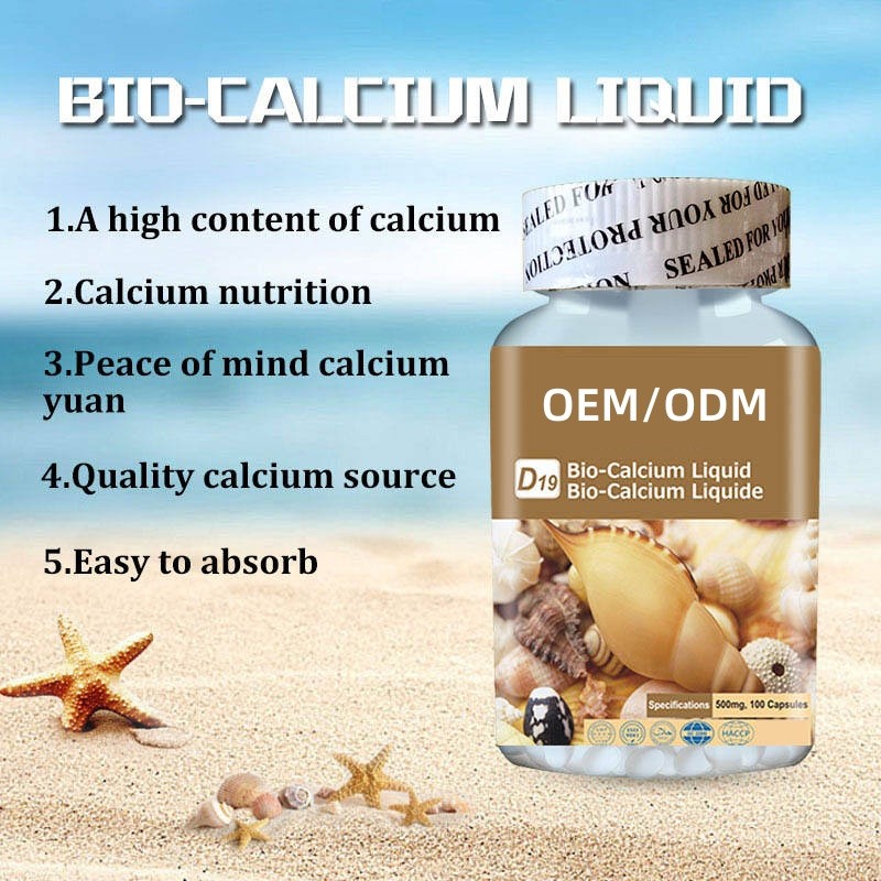 Liquid Calcium Capsules Manufacturer - Bio-calcium Vitamin D3 Softgels