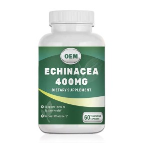 Echinacea Capsules Manufacturer - 400mg Vegetarian Immune System Support