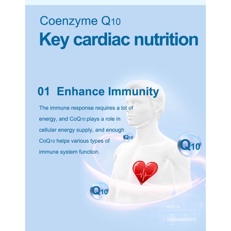 Coenzyme Q10 Capsules Supplier - ODM 7.8g Water Soluble Heart Health