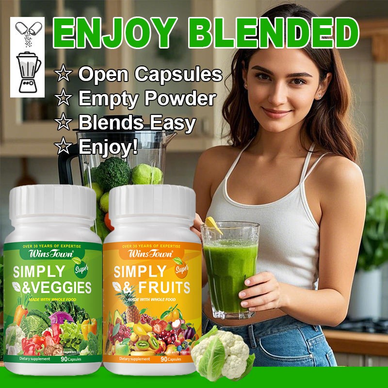 Whole Food Capsules Supplier - Soy-Free 40 Superfoods Aloe Vera