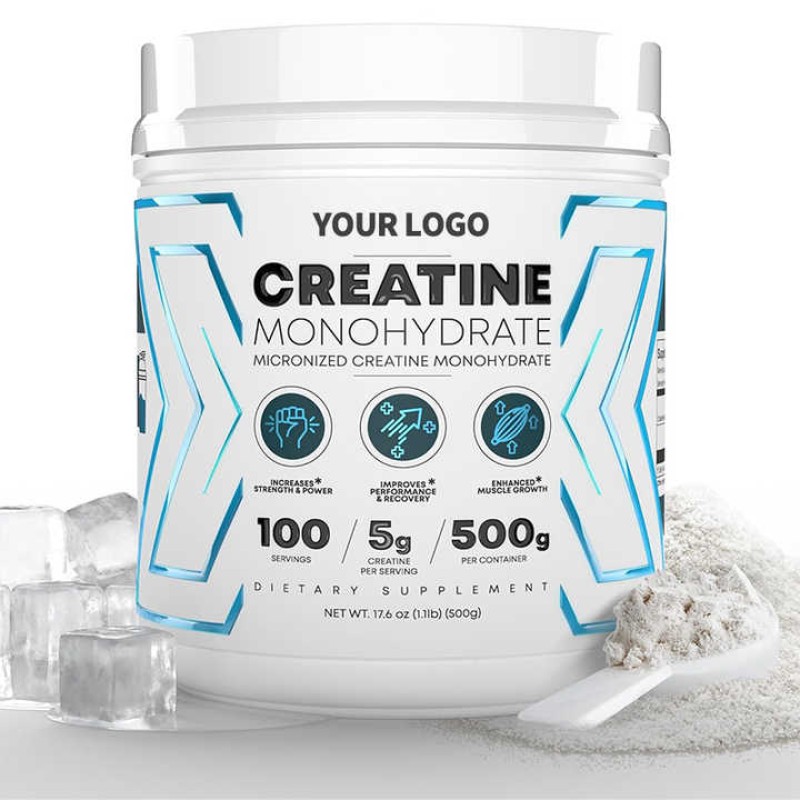 Creatine Monohydrate Powder Factory - OEM 500g Pure Nutrient Rich