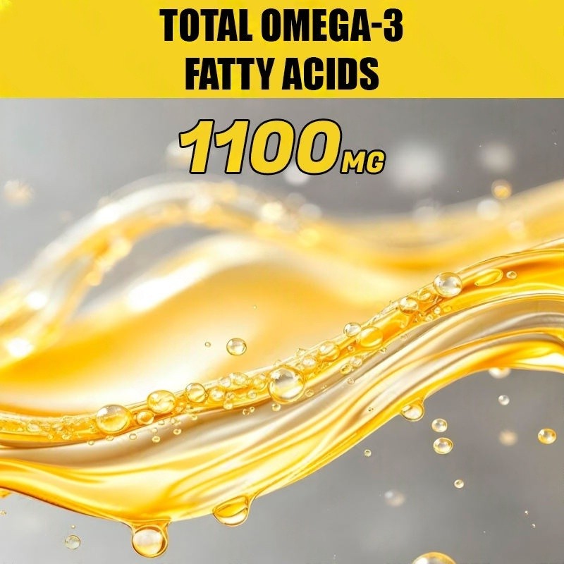 Omega-3 Fish Oil Supplier - 1100mg EPA DHA Heart Brain Health