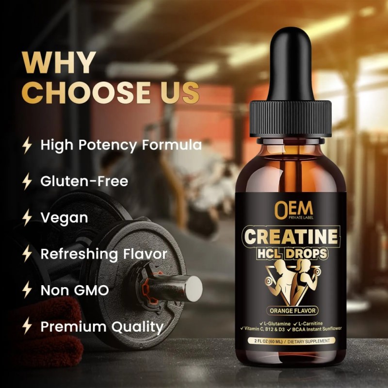 Creatine HCl Liquid Factory - OEM Muscle Growth Energy Recovery