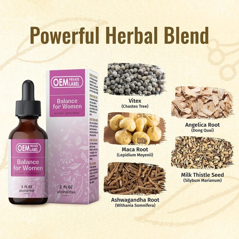 Dong Quai Root Drops Supplier - OEM Women's Menopause PMS Relief