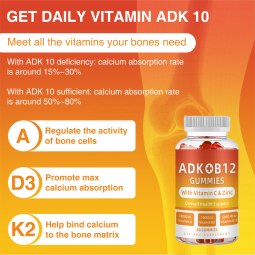 Vitamin ADK Gummies Supplier - OEM Sugar Free Vegan Multivitamin
