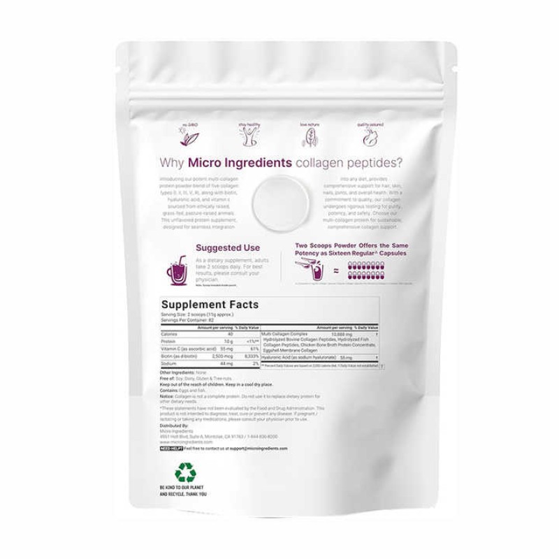 Collagen Peptides Powder Manufacturer - OEM Drink Sachet Multi-Vital Proteins