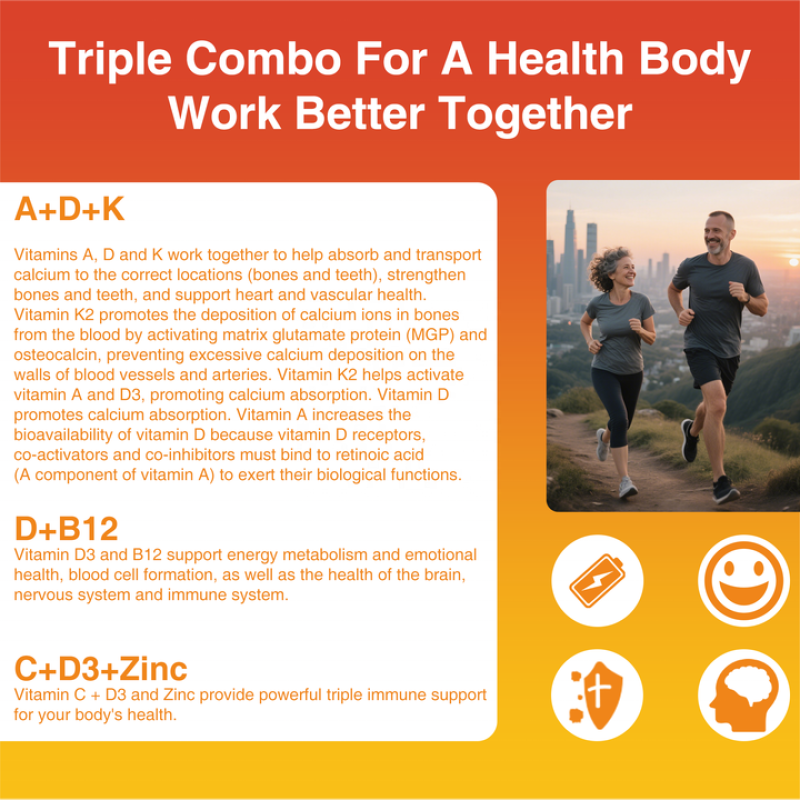 Vitamin ADK Gummies Supplier - OEM Sugar Free Vegan Multivitamin