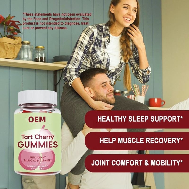 Tart Cherry Gummies Manufacturer - OEM 3000mg Joint Comfort Sleep