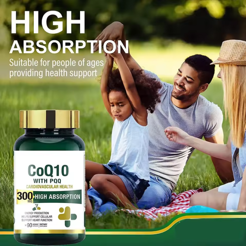 CoQ10 Capsules Supplier - Coenzyme Q10 Adult Energy Booster