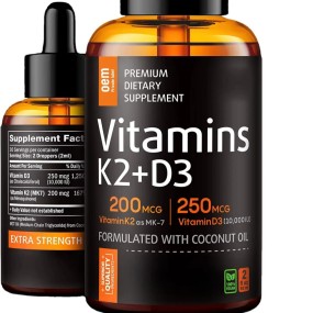 Vitamin K2 D3 Liquid Manufacturer - Private Label 60ml Oral Drops