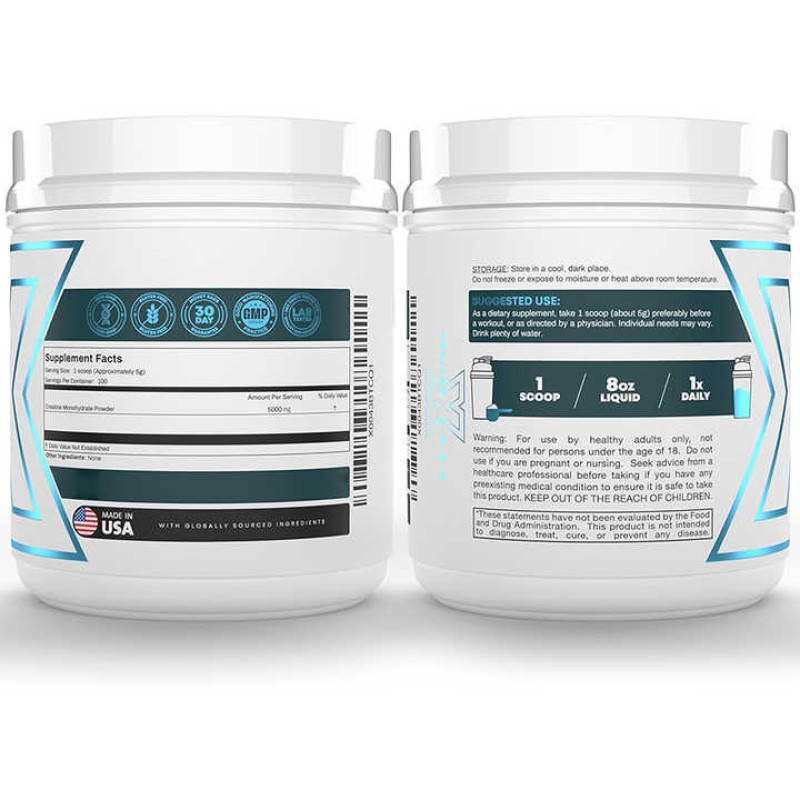 Creatine Monohydrate Powder Factory - OEM 500g Pure Nutrient Rich