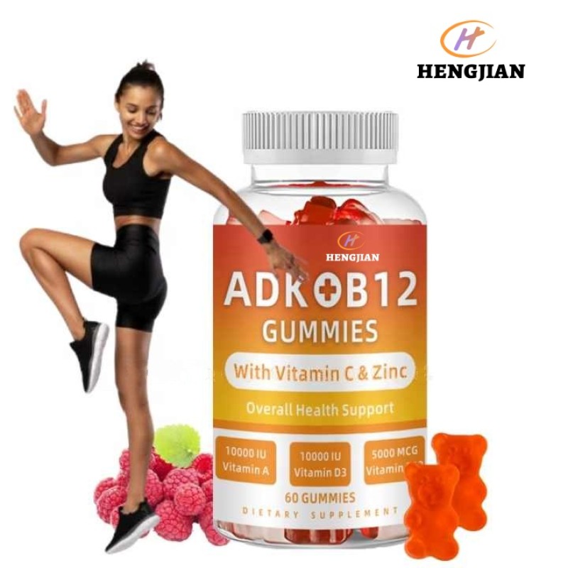 Vitamin ADK Gummies Supplier - OEM Sugar Free Vegan Multivitamin