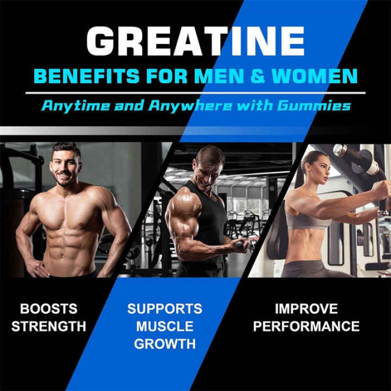 Pre-Workout Gummies Factory - Vegetarian Creatine Energy Supplement