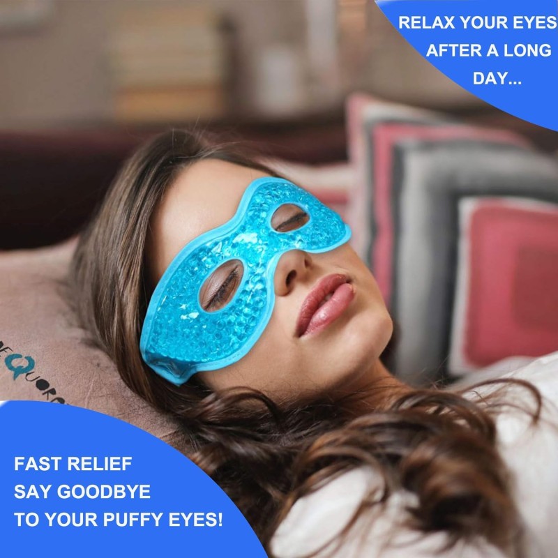 Eye Mask Supplier - Blue Therapy Compress Puffiness