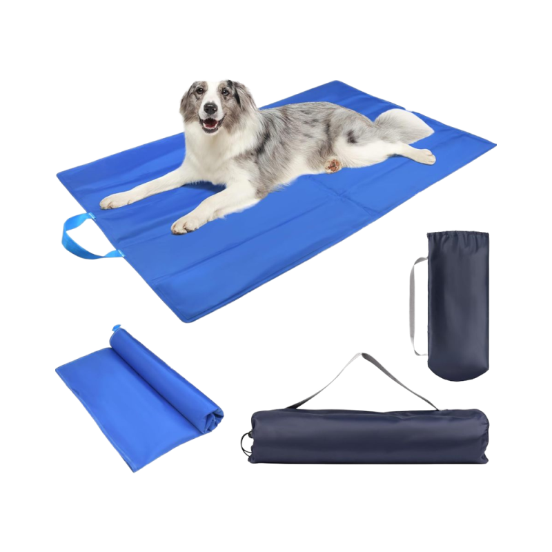 Pet Cooling Pad Manufacturer - Portable Gel Mat Blue