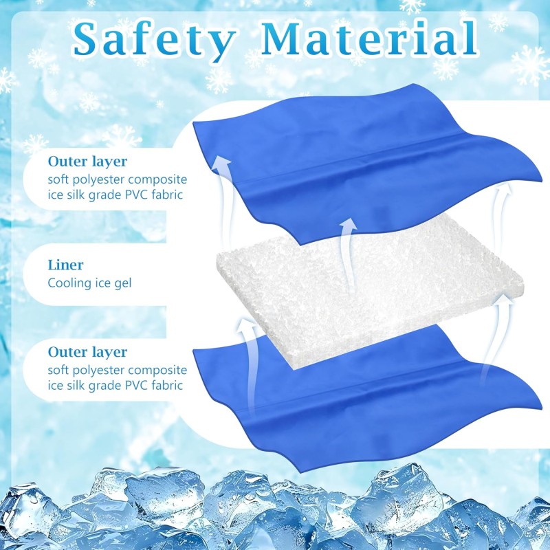 Pet Cooling Pad Manufacturer - Portable Gel Mat Blue