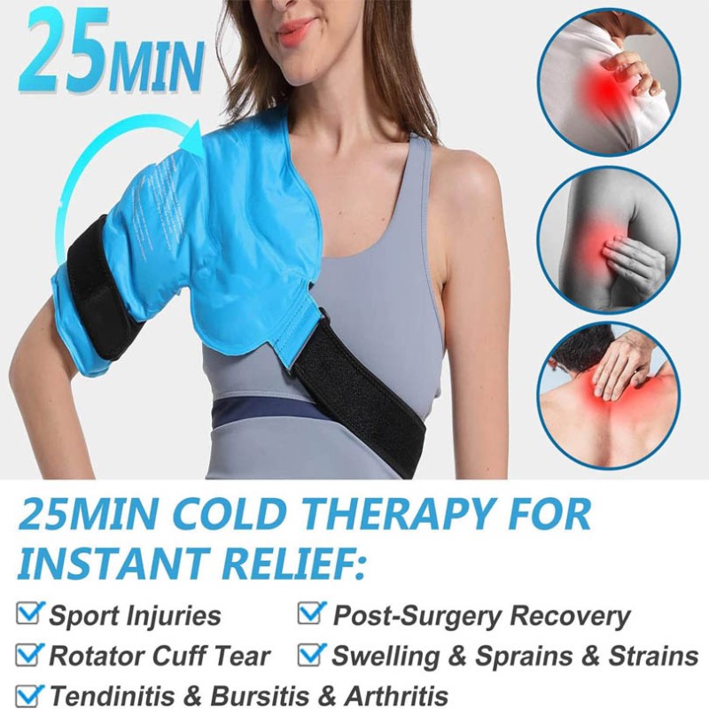 Shoulder Ice Pack Factory - Lubing Hot Cold Compression Wrap