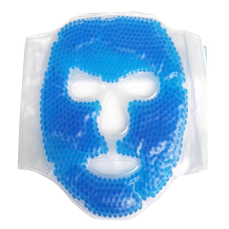 Facial Ice Pack Factory - Hot Selling Gel Bead Mask with Strap