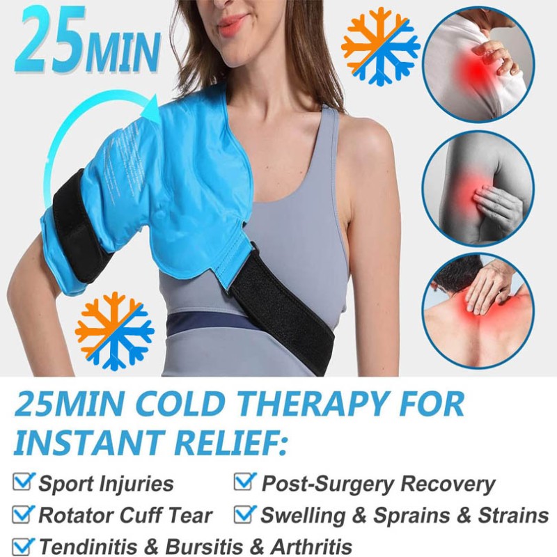 Shoulder Ice Pack Factory - OEM ODM Reusable Gel Wrap