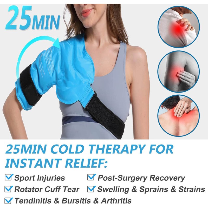 Ankle Ice Pack Factory - Hot Cold Therapy Foot Wrap
