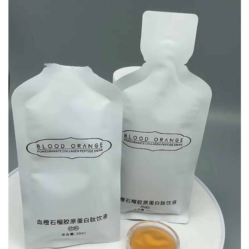 Lady's Health-Boosting Blood Orange Pomegranate Oral Liquid Non-GMO Gluten-Free Collagen Drink for Adults