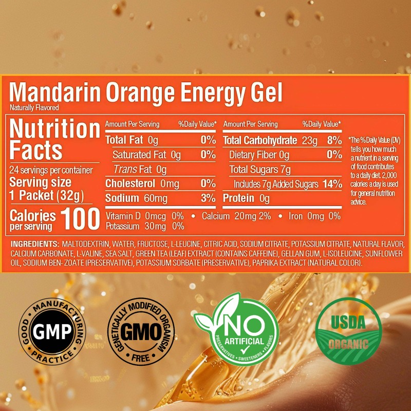 OEM ODM Advanced Sports Nutrition Energy Gel Nutritious and for Cycling and Running for Adults Not for Pregnant Women