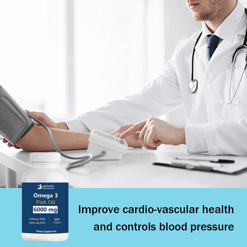 OEM/ODM Omega 3 Fish Oil Containing 2400mg DHA and 1800 mg EPA Supports Brain Liver and Heart Health