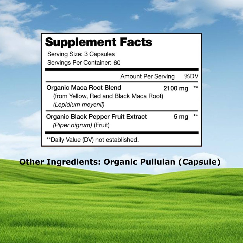 OEM Private Label Herbal Premium Butt Booster Capsule Black Pepper Blend Long-Lasting Endurance Vegan Maca Root Supplement