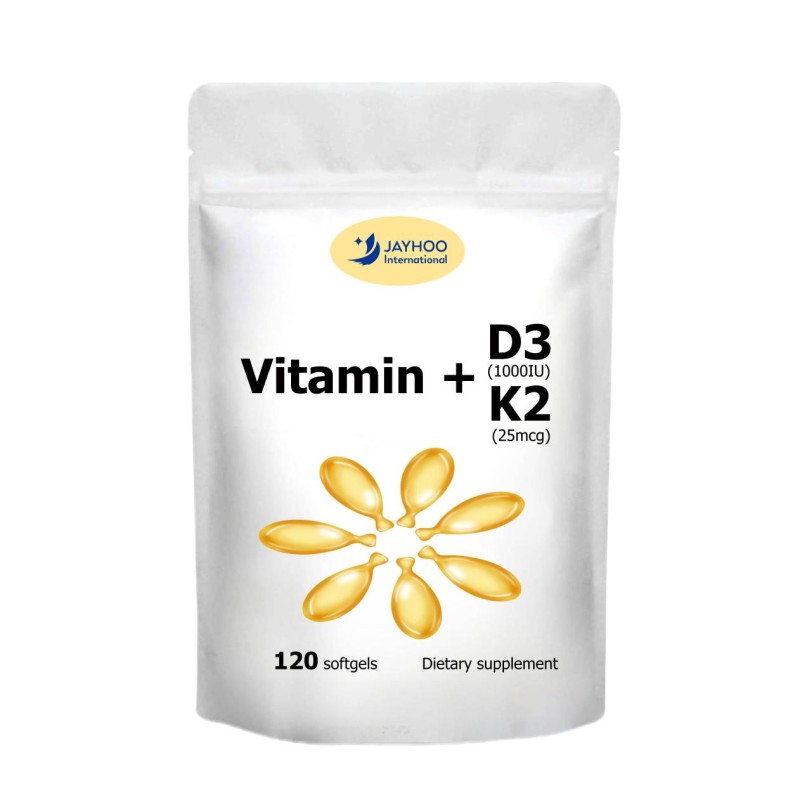 Vitamin K2 Softgel Factory - Vegan D3 K2 Joint Health