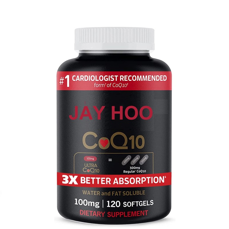 New Upgrade Relieve Angina Pectoris Myocardial Infarction Water-Soluble Fat Soluble Natural Coenzyme Q10 Supplement