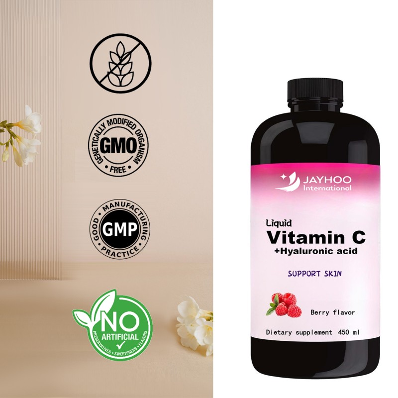 OEM/ODM Vitamin C Gelling Agent with Hyaluronic Acid for Healthy Skin Natural Berry Flavor-Nutritional Supplement for Adults