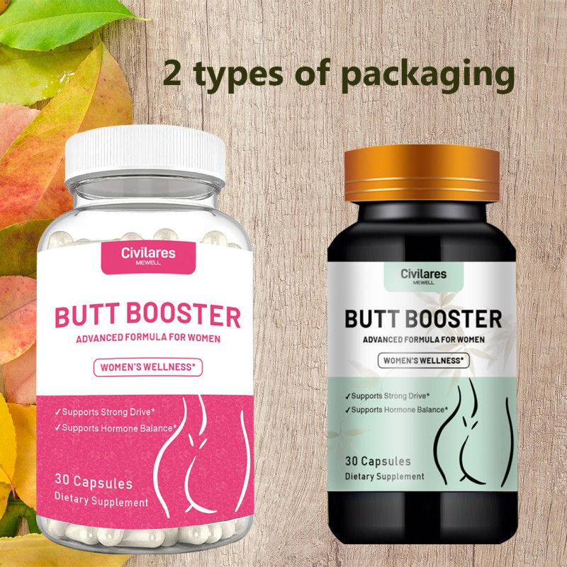 Newly Upgraded Enrich Contour Buttocks Increase Plasticity Non-Gmo Gluten Free Butt Enlargement Capsule