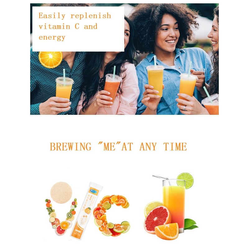 Vitamin C Effervescent Supplier - White Skin Beauty Maintenance