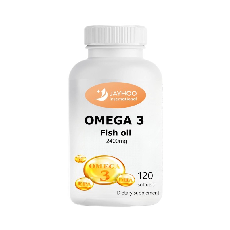 Omega 3 Fish Oil Softgels,containing DHA and EPA, 1440 mg omega 3, and 2400 mg Fish Oil,120 Softgels