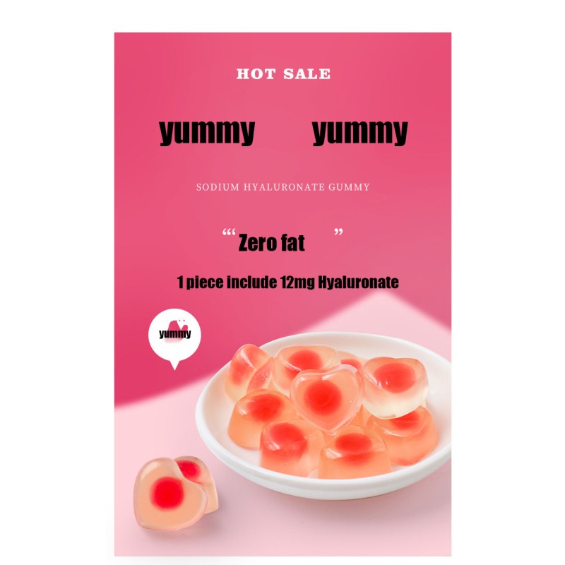 OEM Healthcare Supplement Y-Aminobutyric Acid & Coenzyme Q10 Gummies for People Non-GMO Organic