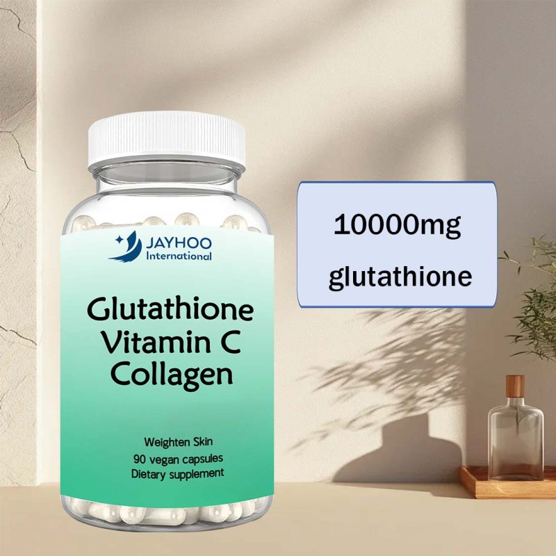 High Quality Collagen Vitamin C Whitening Skin Blemish Relief Supplement Capsule,90 Vegan Capsules