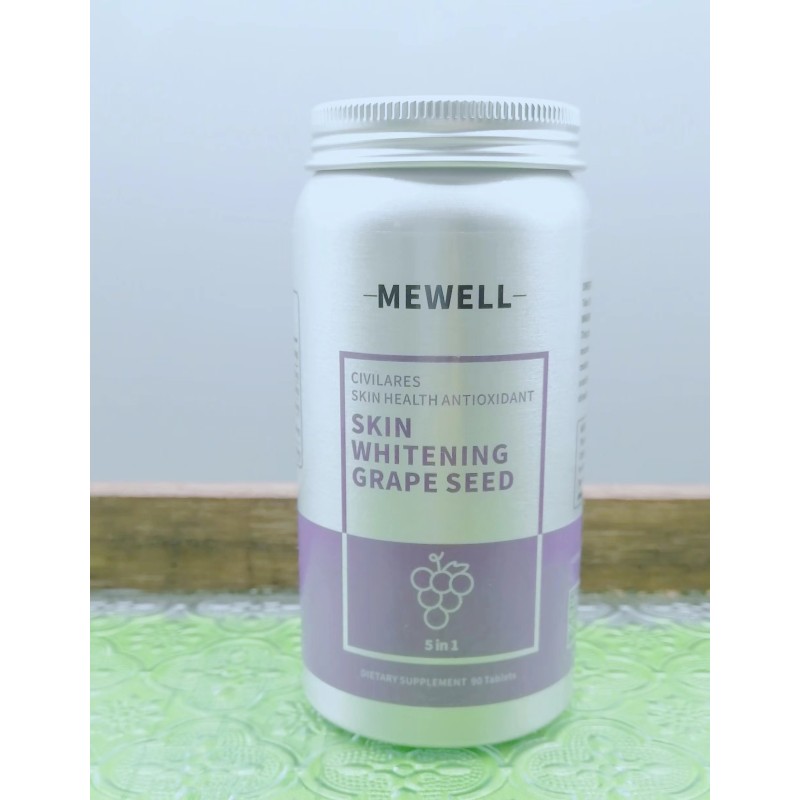 MEWELL  Skin Whitening Grape Seed Contain 5 Vitamines and Skin Health Antioxidant,Non-gmo,gluten Free,immune Support