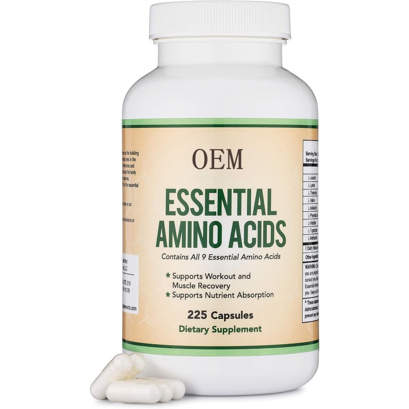 BCAA Capsules Supplier - Sports Nutrition Muscle Restoration