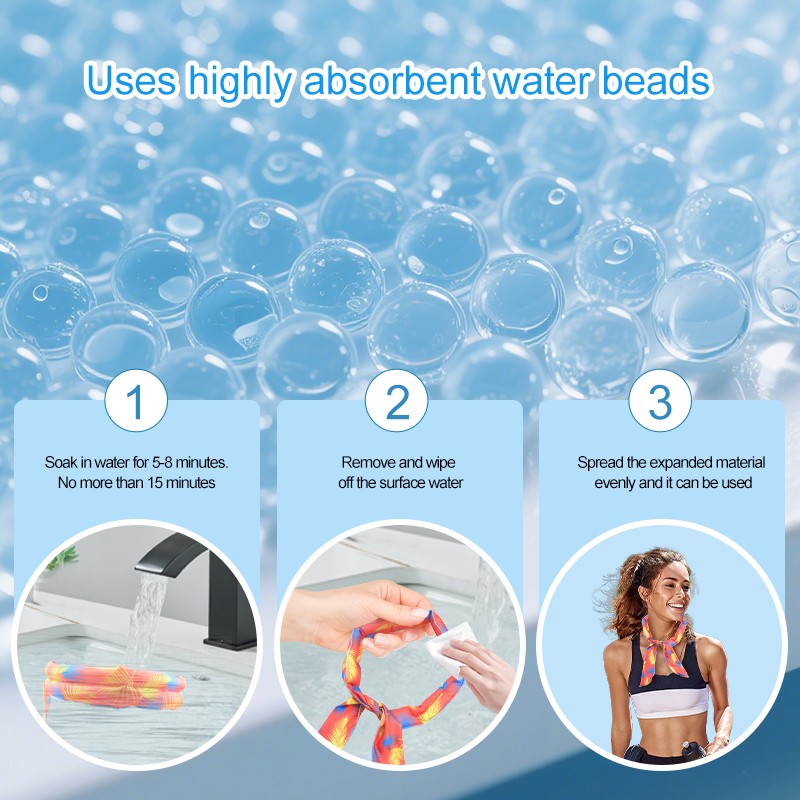 Ice Scarf Supplier - Water Absorbing Cooling Headscarf