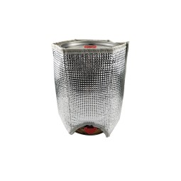 Wine Bottle Bag Manufacturer - Promotional Silver Ice