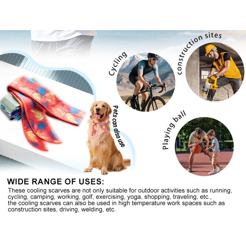 Cooling Scarf Factory - Fashion Custom Polyester Scarf