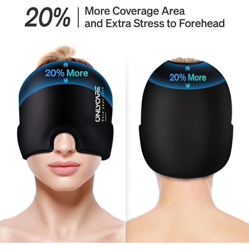 Migraine Relief Cap Supplier - Flexible Gel Ice Hat Therapy