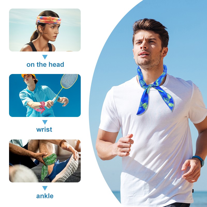 Ice Scarf Manufacturer - Silk Texture Printed Summer