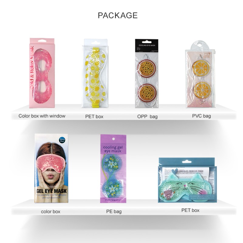 Eye Mask Supplier - Custom PVC Gel Bead Therapy Mask