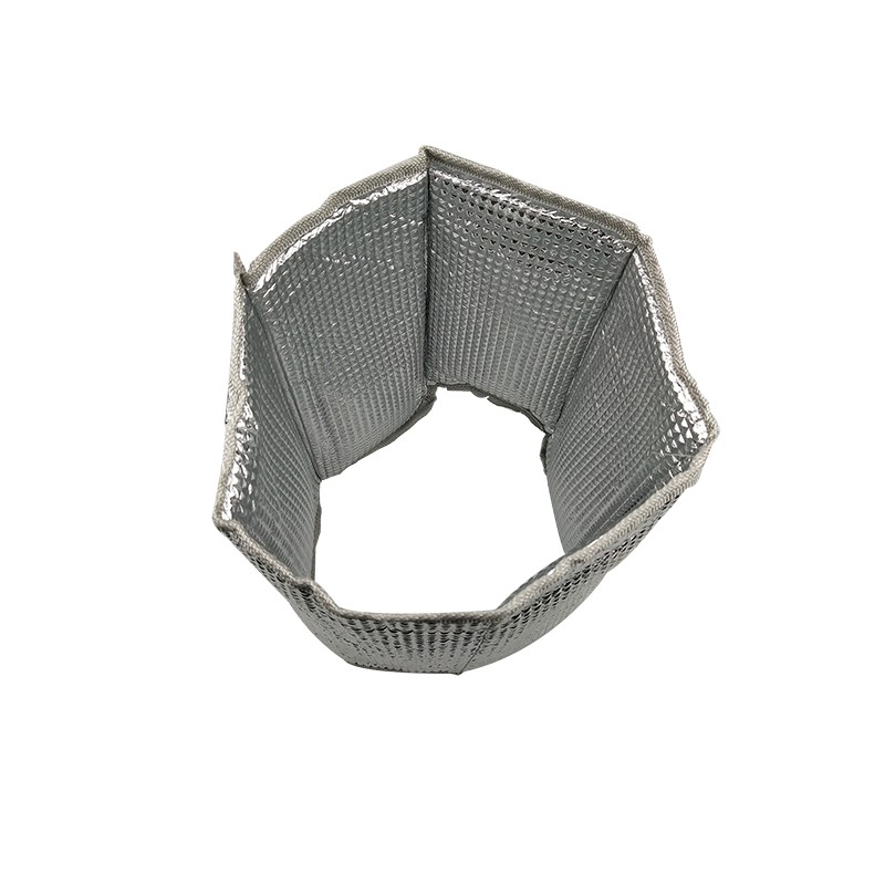 Wine Bottle Bag Manufacturer - Promotional Silver Ice