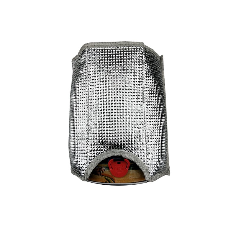 Wine Bottle Bag Manufacturer - Promotional Silver Ice